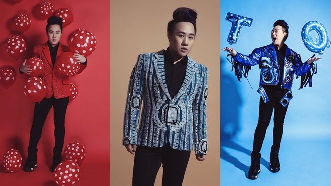 Diện jacket màu chóe, Trung Quân nổi bần bật trong những shoot hình thời trang