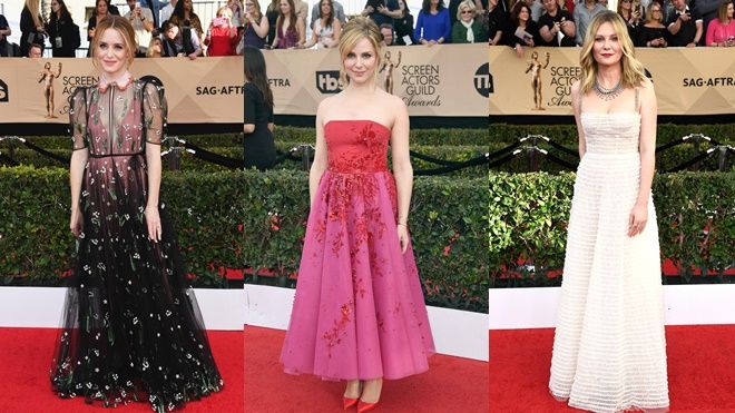 Dàn sao xinh đẹp xuất hiện cùng loạt trang phục ấn tượng tại thảm đỏ SAG Awards 2017