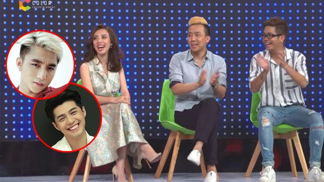 Sơn Tùng, Noo Phước Thịnh bất ngờ bị Trấn Thành - Trường Giang 'lôi ra bàn luận' ngay trên sóng truyền hình