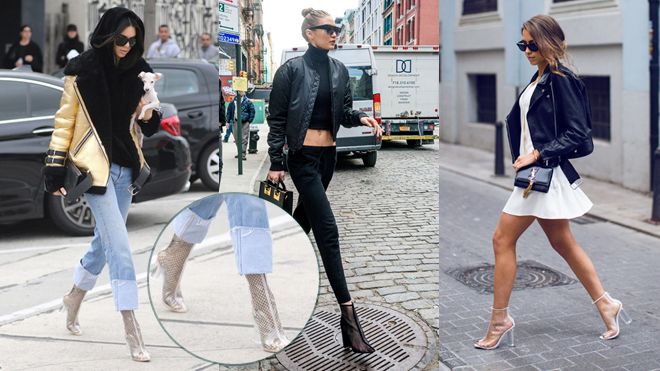 Kendall Jenner, Gigi Hadid tiếp tục dẫn đầu với trào lưu boots trong suốt