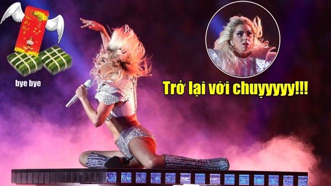 Super Bowl 2017: Lady Gaga 'ngầu' vậy thôi chứ đằng sau là cả 'trời lầy lội'