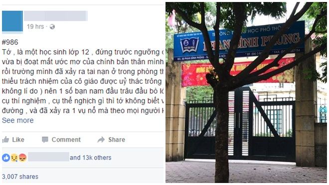 Hà Nội: Nữ sinh bị bỏng nặng vì bạn học gây nổ ở phòng thực hành Hóa