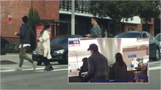 Bi Rain tháp tùng Kim Tae Hee sang Los Angeles mua sắm