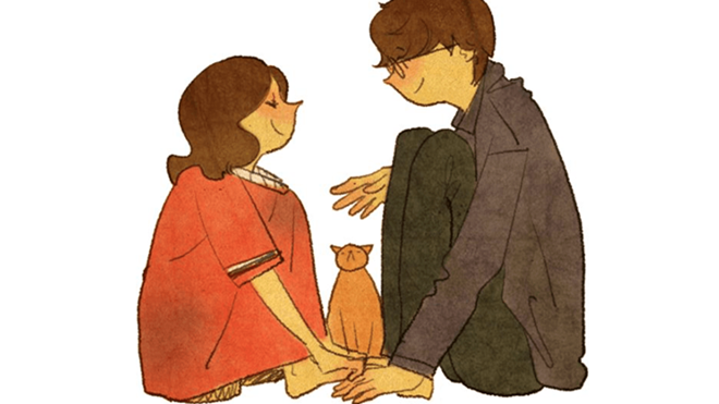 Bộ tranh mùa Valentine: Thế giới của những kẻ yêu nhau