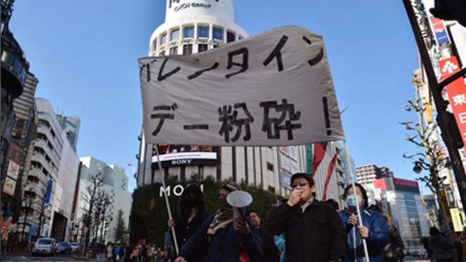 Trai ế tại Nhật Bản lập hội phá Valentine
