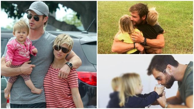 Chris Hemsworth - 'Thần sấm' hạnh phúc vẹn toàn bên gia đình