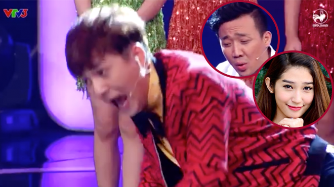 Ngô Kiến Huy 'nhảy dựng' khi Trấn Thành đem Khổng Tú Quỳnh ra 'đùa giỡn' trên sóng truyền hình