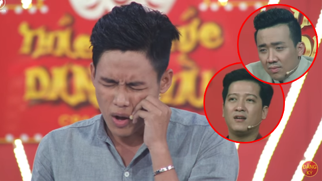 Hé lộ full clip 'hot boy trà sữa' hát Giả vờ yêu, khiến Trấn Thành - Trường Giang 'đứng hình'