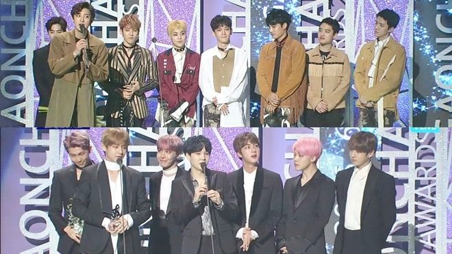 Gaon Chart Awards 2017: Không có gì mới mẻ, EXO - BTS vẫn chia nhau loạt giải quan trọng nhất