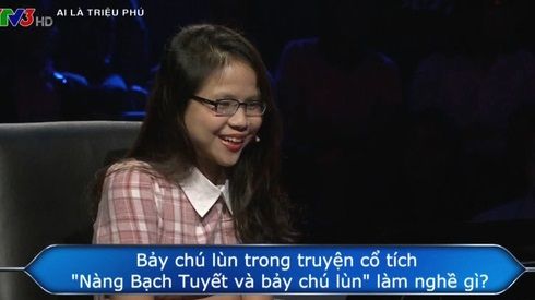 Ai là triệu phú: Câu hỏi 7 chú lùn làm nghề gì tưởng không khó mà khó không tưởng!