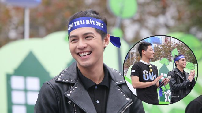Noo Phước Thịnh cùng MC Phan Anh phát động chiến dịch Giờ Trái Đất