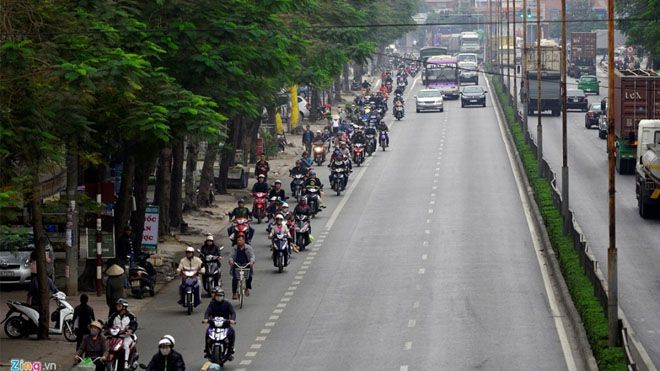 Tuyến đường người đi xe máy đúng làn gây ngạc nhiên ở Hải Phòng