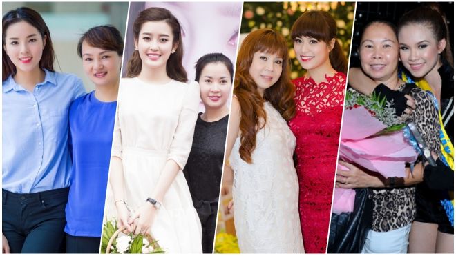 Những người mẹ luôn âm thầm hỗ trợ phía sau của các sao nữ Việt
