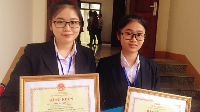 Hai nữ sinh chuyên Hóa tổng hợp được 14 dẫn chất ức chế tế bào ung thư mới