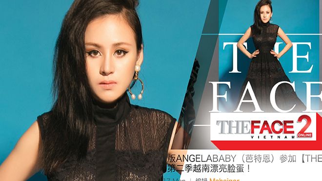 Báo Trung Quốc ví Huyền Anh (Bà Tưng) như Angelababy Việt Nam khi tham gia The Face Online