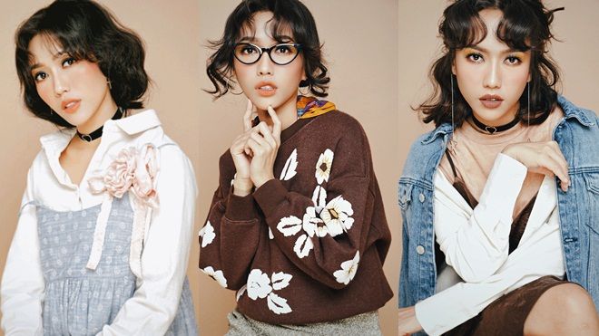 Diệu Nhi bất ngờ diện 'chất' như fashionista Hàn Quốc