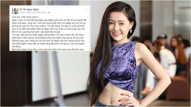 Ngân 98 bất ngờ gửi tâm thư xin rút lui khỏi The Face Online
