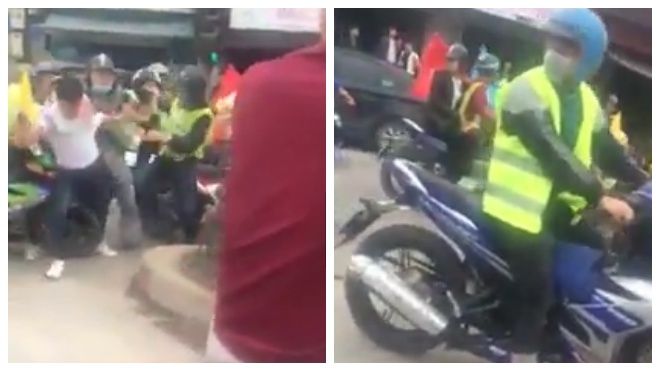 Clip: Đoàn phượt thủ nẹt pô, đánh hội đồng người dân bên đường
