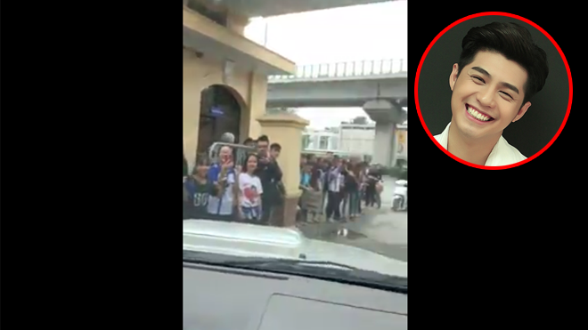 Mặc trời âm u, hàng nghìn fan Thủ Đô vẫn liên tục 'bủa vây' Noo Phước Thịnh từ sáng sớm