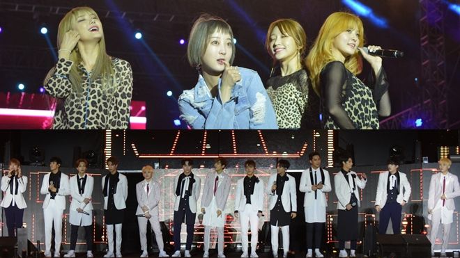 Dù mưa rét, EXID và Seventeen cùng dàn sao cũng sẽ không thể quên loạt khoảnh khắc đẹp này!