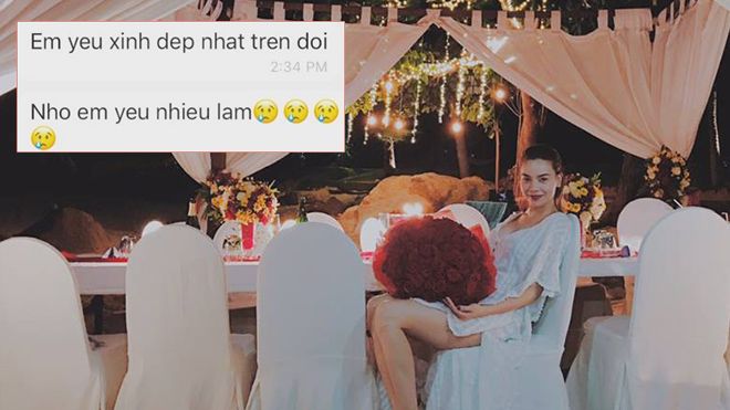Hồ Ngọc Hà lần đầu tiên khoe tin nhắn yêu thương của bạn trai