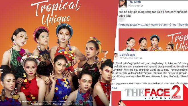 Dàn sao Việt phấn khích với bộ ảnh trái cây lung linh của Top 9 The Face Online