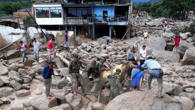 Đã có 200 người thiệt mạng trong vụ lở đất xảy ra tại Colombia