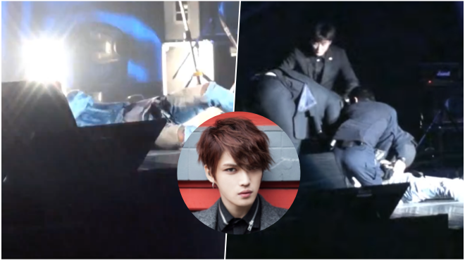 Clip: Khán giả lo lắng khi Jaejoong (JYJ) ngất xỉu trên sân khấu và cái kết…
