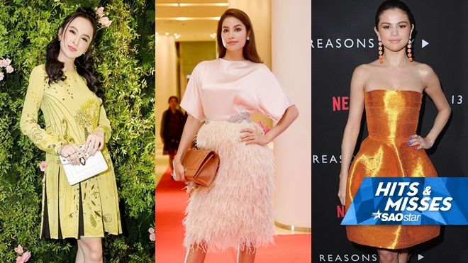 Diện phong cách nữ tính, Phạm Hương - Angela Phương Trinh 'cán đích' đầu tiên trong bảng Top Hits tuần qua