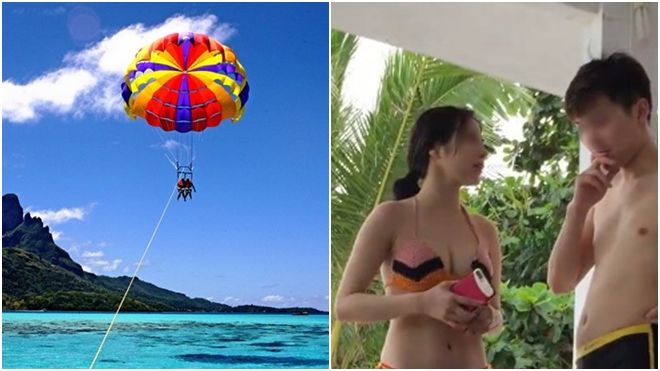 Cô gái xinh đẹp đánh rơi Iphone 7 xuống biển còn nhờ thợ lặn 'mò giúp'