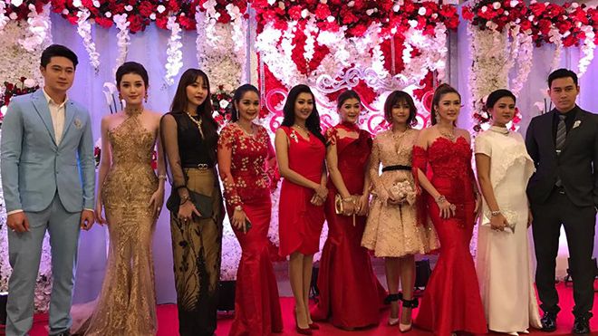 Á hậu Huyền My khoe sắc xinh đẹp giữa dàn mỹ nhân Myanmar