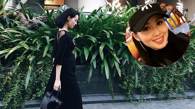 Tâm Tít tự tin khoe dáng thon gọn dù mang bầu hơn 5 tháng