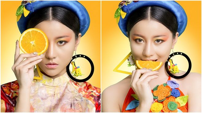 Học trò Đông Nhi 'hút hồn' với bộ ảnh mang phong cách The Face Online