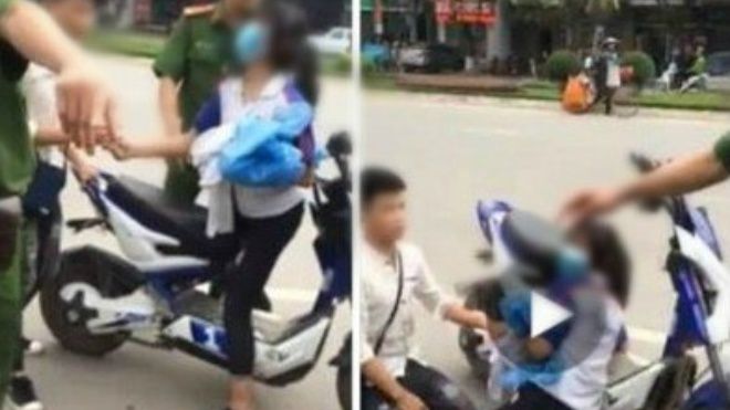 Chàng trai bị chê hèn khi quỳ gối xin Công an không bắt xe