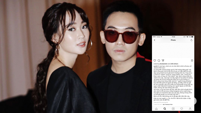 Sun Ht lên tiếng đính chính sau lùm xùm với Jessica: 'Tôi cũng muốn được chảnh như vậy…'