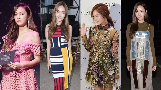 Ở diễn biến khác, Jessica Jung đã sang mà còn 'chảnh' hết nấc với phong cách thời trang như thế này