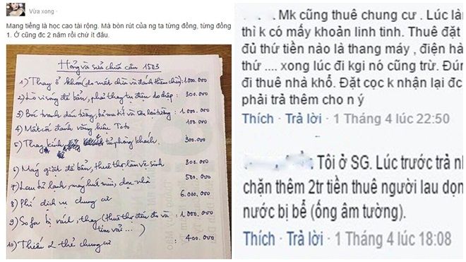 Sinh viên bức xúc vì trả phòng trọ phải đền bù gần 11 triệu đồng
