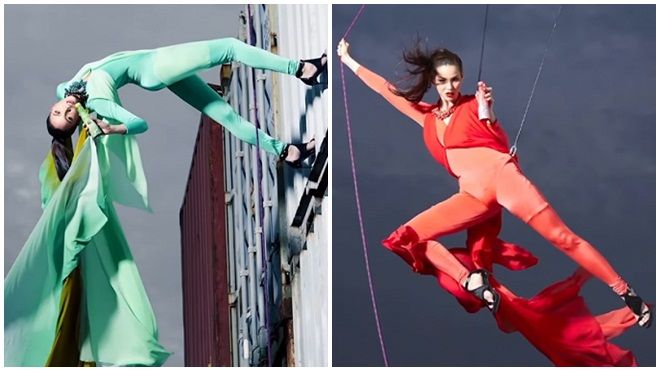 Hết lướt đi trên mặt nước, thí sinh The Face Thái lại leo trèo trên không như… 'người nhện'