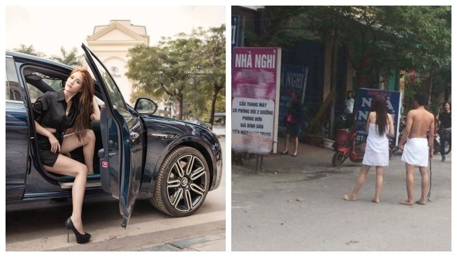 Chân dung cô gái quấn khăn chạy ra từ nhà nghỉ trong bức ảnh gây bão mạng xã hội