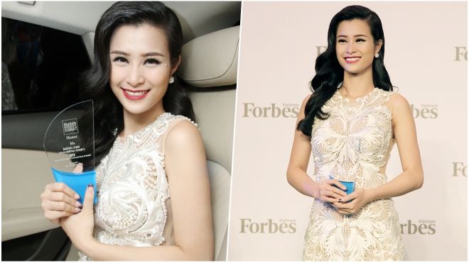 Đông Nhi lộng lẫy nhận giải Top 50 người phụ nữ ảnh hưởng nhất Việt Nam