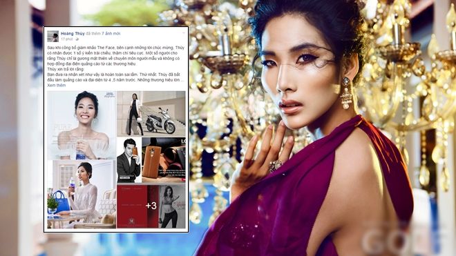 Bị chê không phải là 'gương mặt thương hiệu', Hoàng Thùy đăng ảnh quảng cáo cho hàng loạt nhãn hàng quốc tế