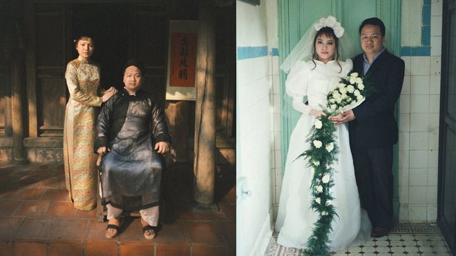 Độc nhất vô nhị: Chụp một lần, cặp đôi tái hiện được tất cả các kiểu lễ cưới Việt Nam trong 100 năm qua!