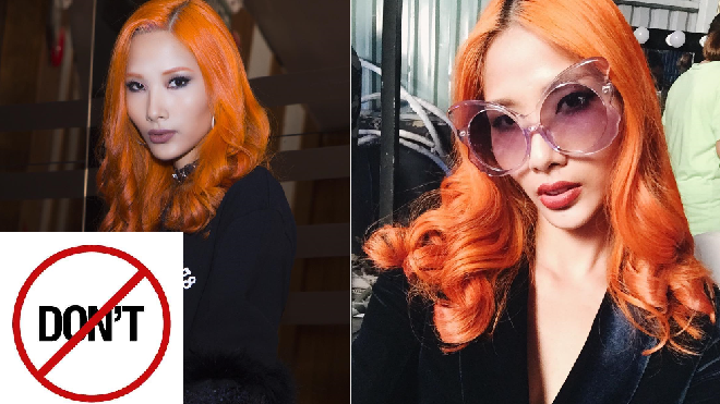 Hoàng Thùy à, cân nhắc kĩ khi thay đổi màu tóc cam nhé!