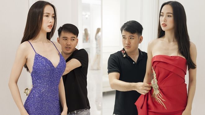 'Đốt mắt' trước thân hình nuột nà, đầy nóng bỏng của Vũ Ngọc Anh khi đi thử đồ