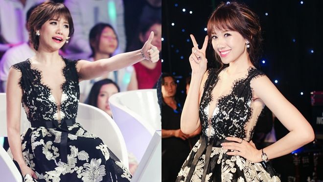 Diện váy xẻ sâu, Hari Won 'hớp hồn' fan với vẻ ngoài quyến rũ