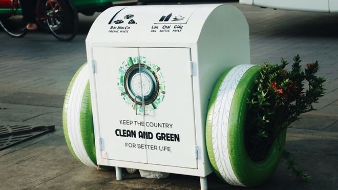 Trải nghiệm sử dụng thùng rác có khả năng 'nuôi cây xanh' đầu tiên ở Việt Nam