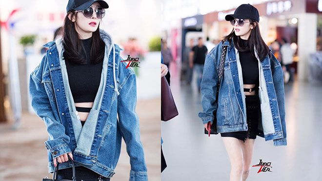 Vắng bóng sau thời gian dài đóng phim, một lần nữa Dương Mịch khiến fan phát cuồng với gout thời trang sân bay siêu sành điệu