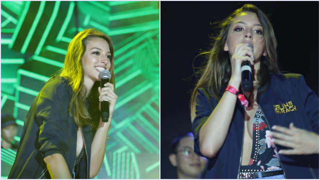 Celine Farach thả rông ngực, 'cháy' cùng hàng nghìn khán giả trẻ Vũng Tàu