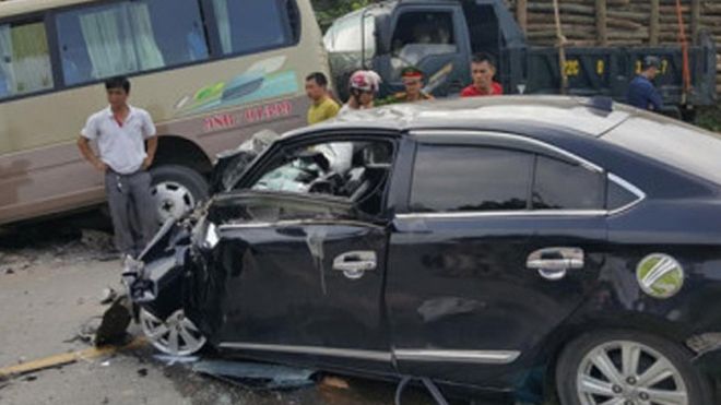 Tuyên Quang: Tai nạn liên hoàn khiến 5 người nhập viện, quốc lộ 37 ùn tắc