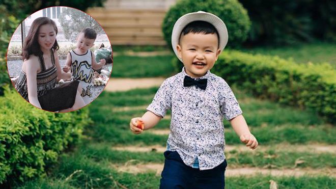 Con trai 2 tuổi của Tâm Tít đúng chuẩn 'soái ca nhí'